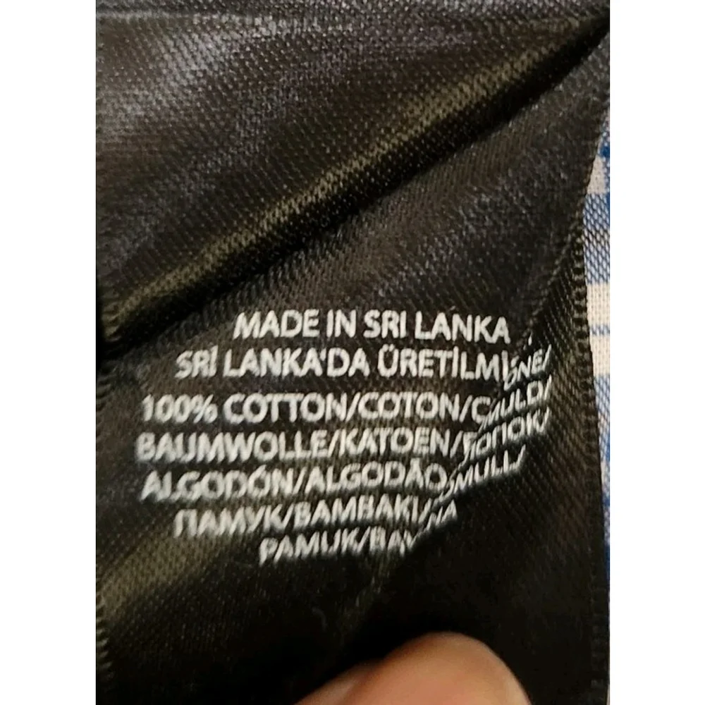 Lauren Ralph Lauren Shirt Black Label Mens 18/34-35 Button Up Slim Fit Non Iron - Picture 10 of 10